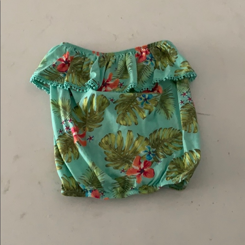 tropical tube top